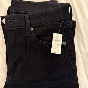 GAP Women's Black Straight Leg Jeans